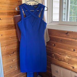 Guess form fitting blue Dress - size 4